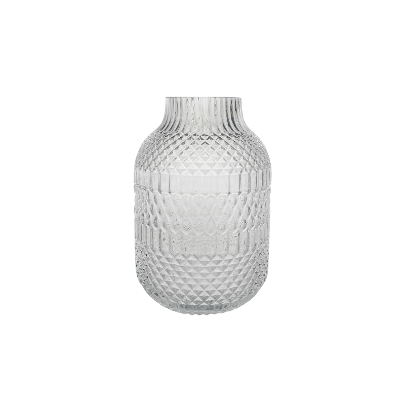 Multi-shaped Textured Glass Vase YD-CGV-183