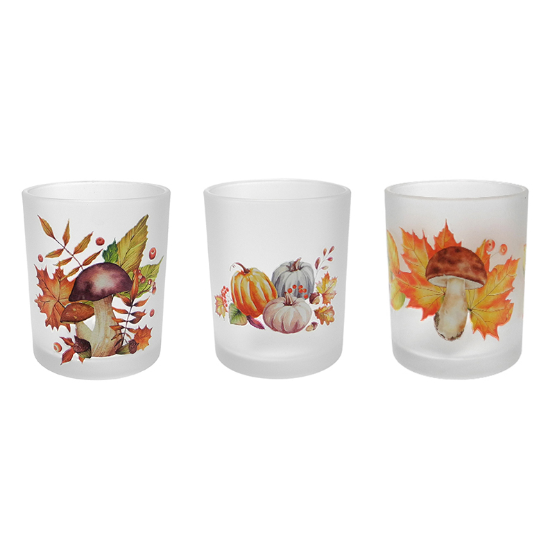 Pattern-decorated Glass Candlestick YD-TDH-140