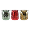 Striped Christmas Candle Holder with Handle YD-CX-151