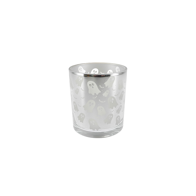 White Ghost Electroplated Candleholder YD-HAL-132