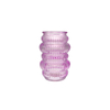 Spring Striped Spray-Colored Glass Candle Holder YD-SS-146