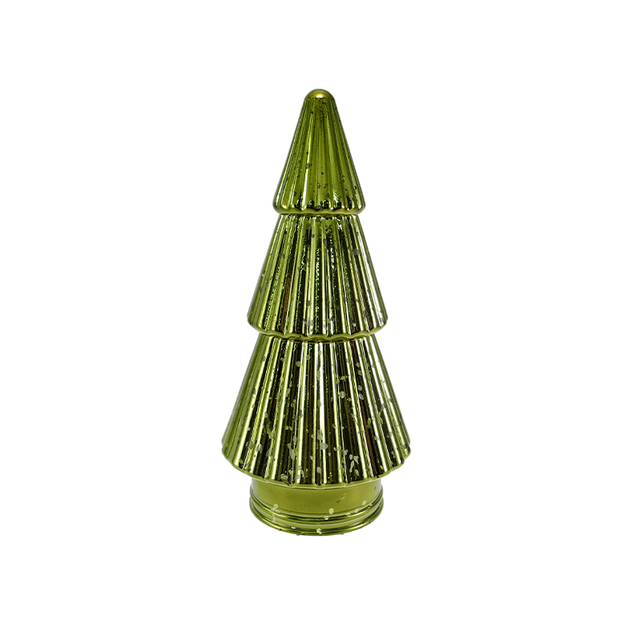 Electroplated Silver-green Christmas Tree Decorations YD-CX-132