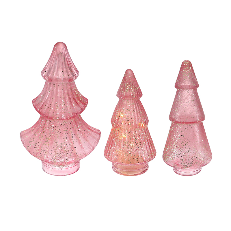 Pink Frosted Glitter Christmas Tree YD-CX-135