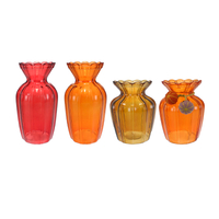 Striped Lace Glass Vase YD-TDH-118