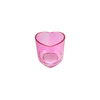 Valentine's Day Heart-shaped Glass Candle Holder YD-VL-075