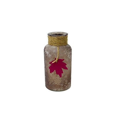 Maple Brown Series Glass Lamp Bottle YD-TDH-012
