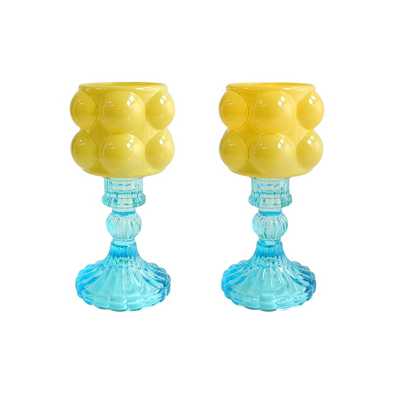 Round Enamel Modern Candle Holder YD-HDWC-236