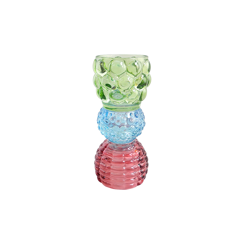 Tricolor Modern Double Candle Holder YD-HDWC-249