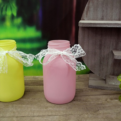 Lace Bow Easter Day Glass Vases YD-EAS-007