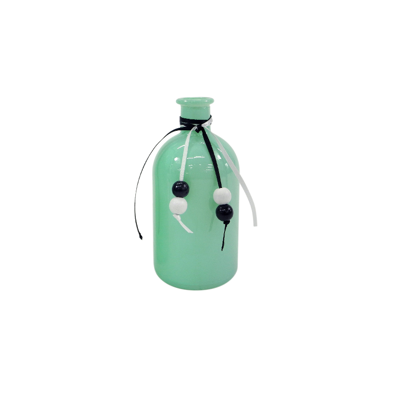 Halloween Green Enamel Painted Glass Bottle YD-HAL-109