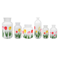Frosted White Flower Bud Vase YD-SS-122
