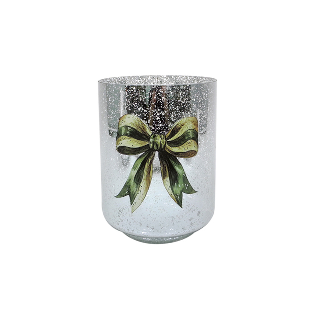 Christmas Silver Electroplated Candle Holder YD-CX-098