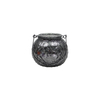 Halloween Broken Silver Glass Candle Holder YD-HAL-119