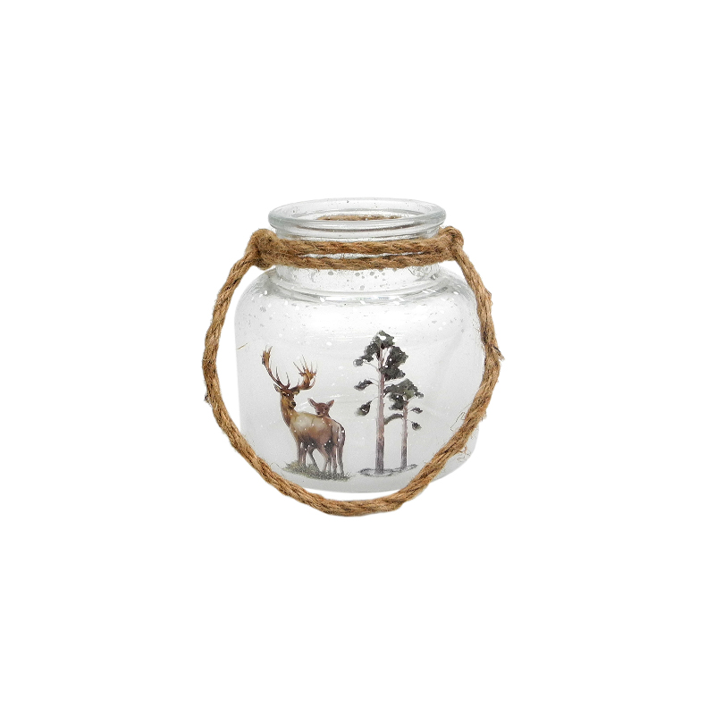 Christmas Hemp String Candle Holder YD-CX-102