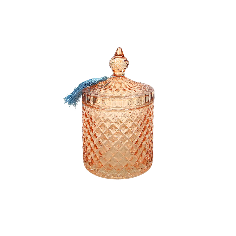 Tassel Accessory Covered Candle YD-ND-461