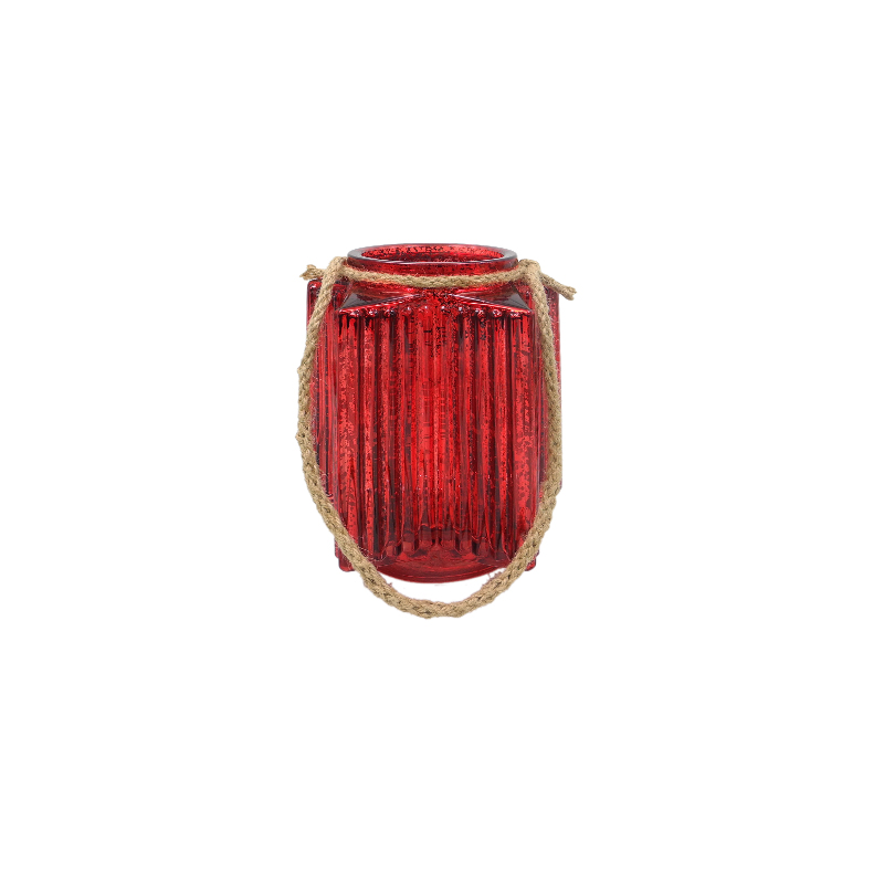 Electroplated Broken Silver Christmas Candle Holder YD-CX-107