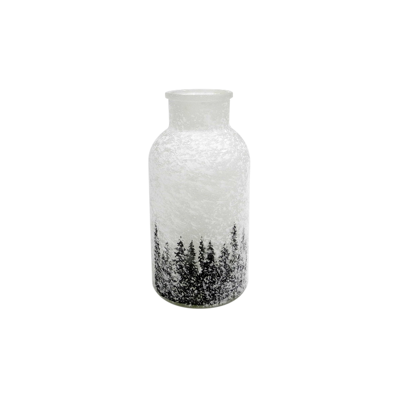 Christmas Tree Patterned Glass Decoration YD-CX-103