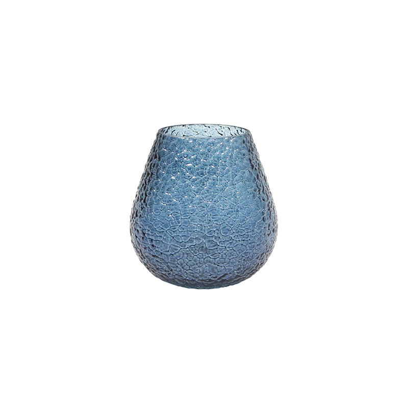 Textured Spray-colored Glass Vase YD-TDH-064