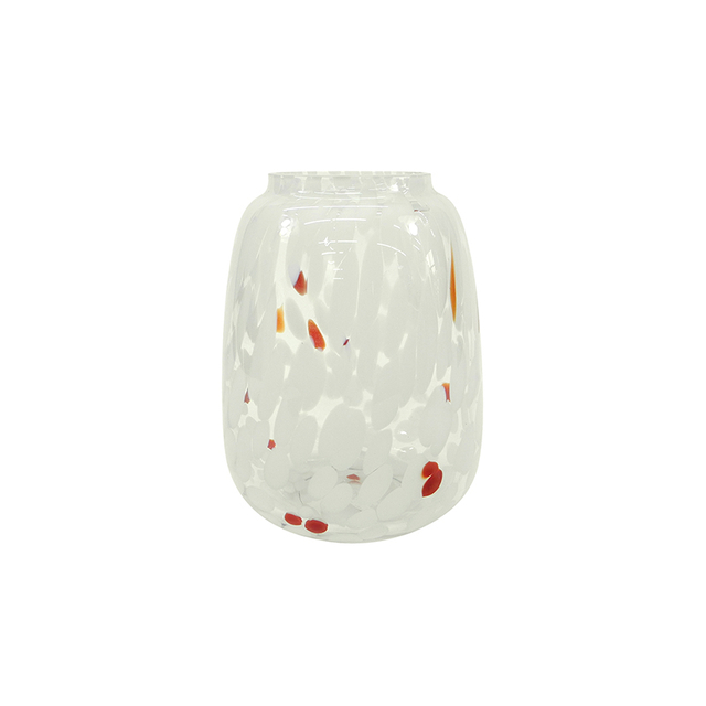 Oval-shaped Colored Glass Vase YD-ND-487