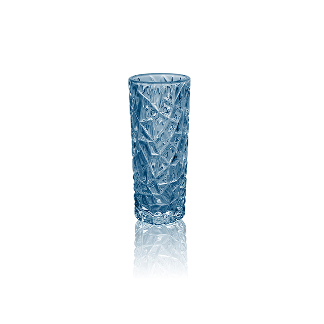 Relief Pattern Spray-painted Glass Vase YD-OBS-051