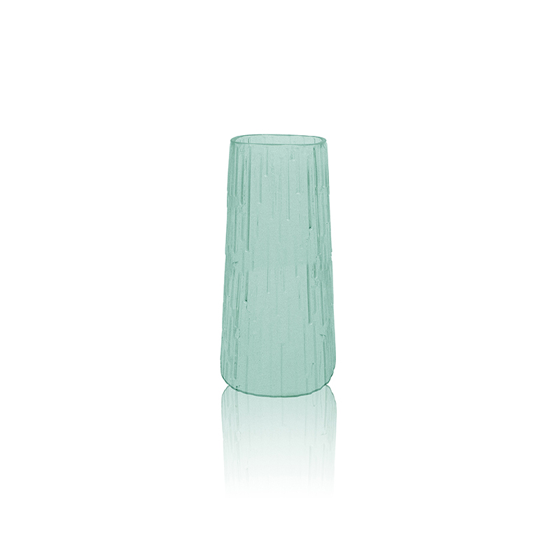 Ocean Series Trapezoidal Frosted Vase YD-OBS-082