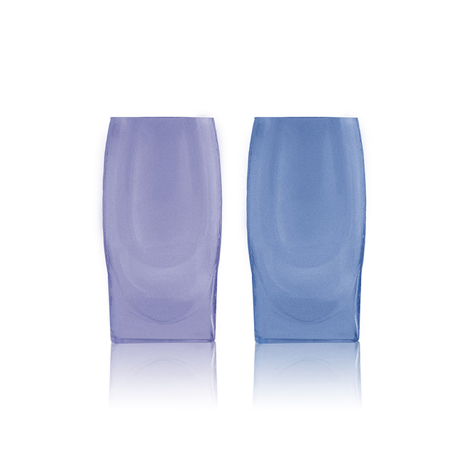 Cool Frosted Glass Vase YD-OBS-073