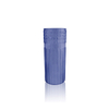 Segmented Relief Frosted Glass Vase YD-OBS-076