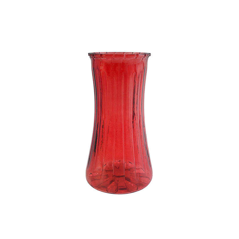 Valentine's Day Red Glass Vase YD-VL-023