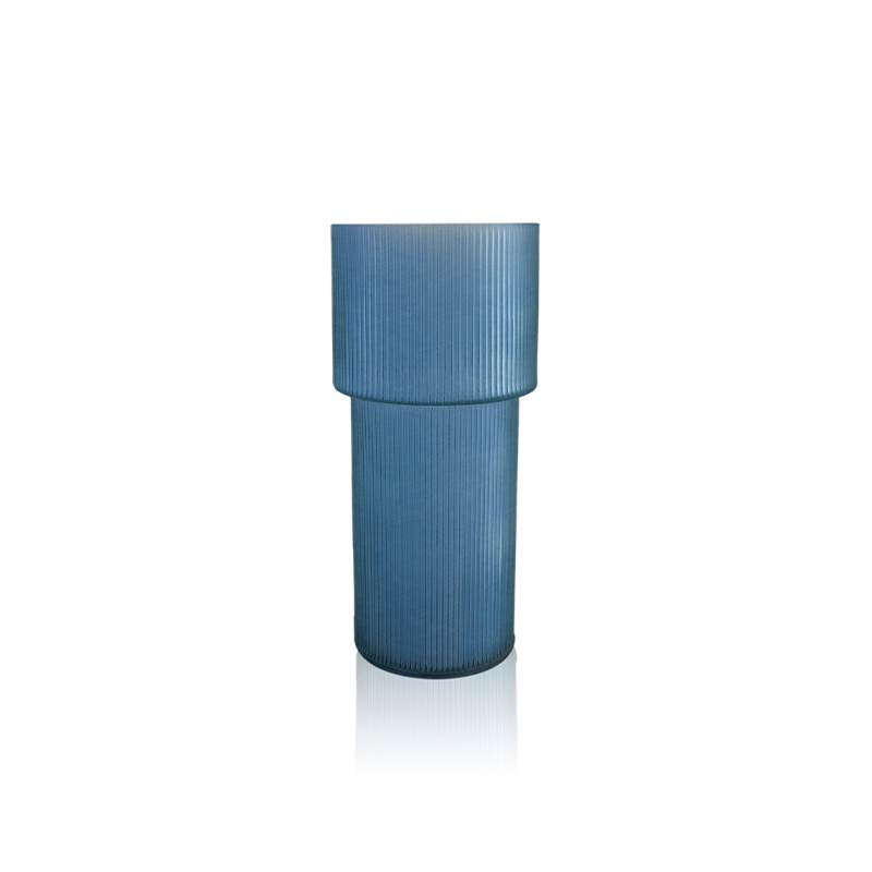 Ocean Color Frosted Glass Vase YD-OBS-070
