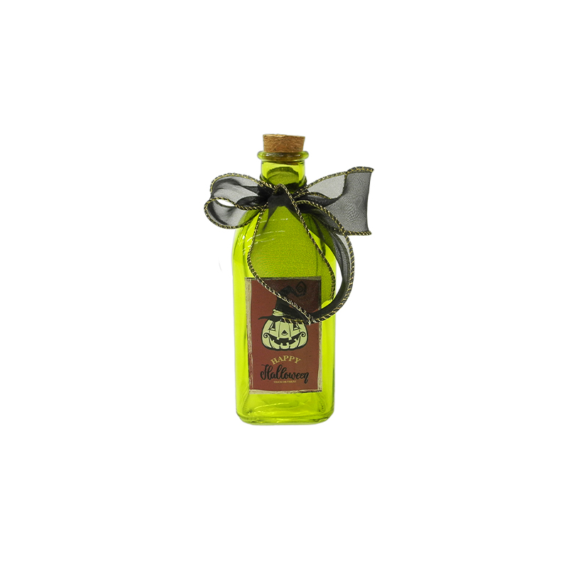 Colorful Halloween Ribbon Glass Bottle YD-HAL-065