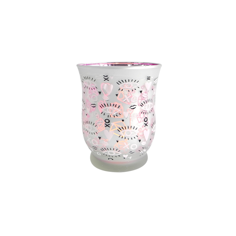 Valentine's Day Flower Pattern Wax Bottle YD-VL-069