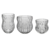 Peanut Shaped Clear Glass Vase YD-CGV-034