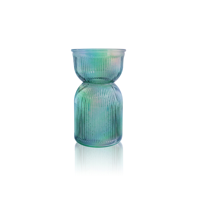 Multicolored Plated Glass Vase YD-OBS-105