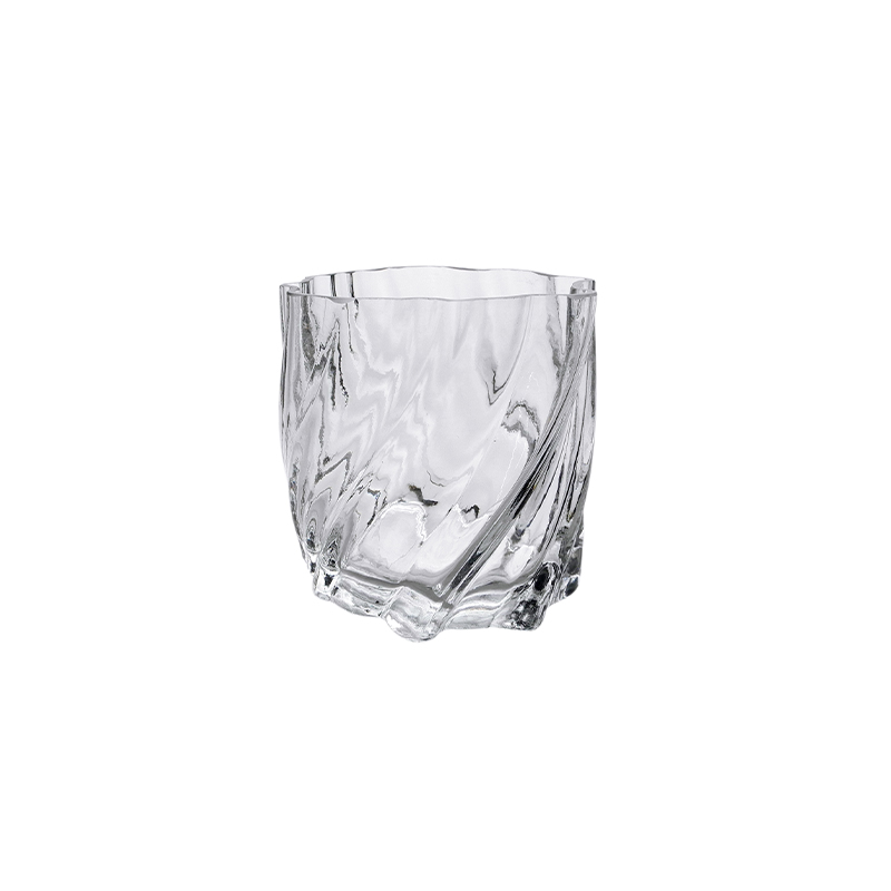 Twill Clear Glass Vase YD-CGV-042