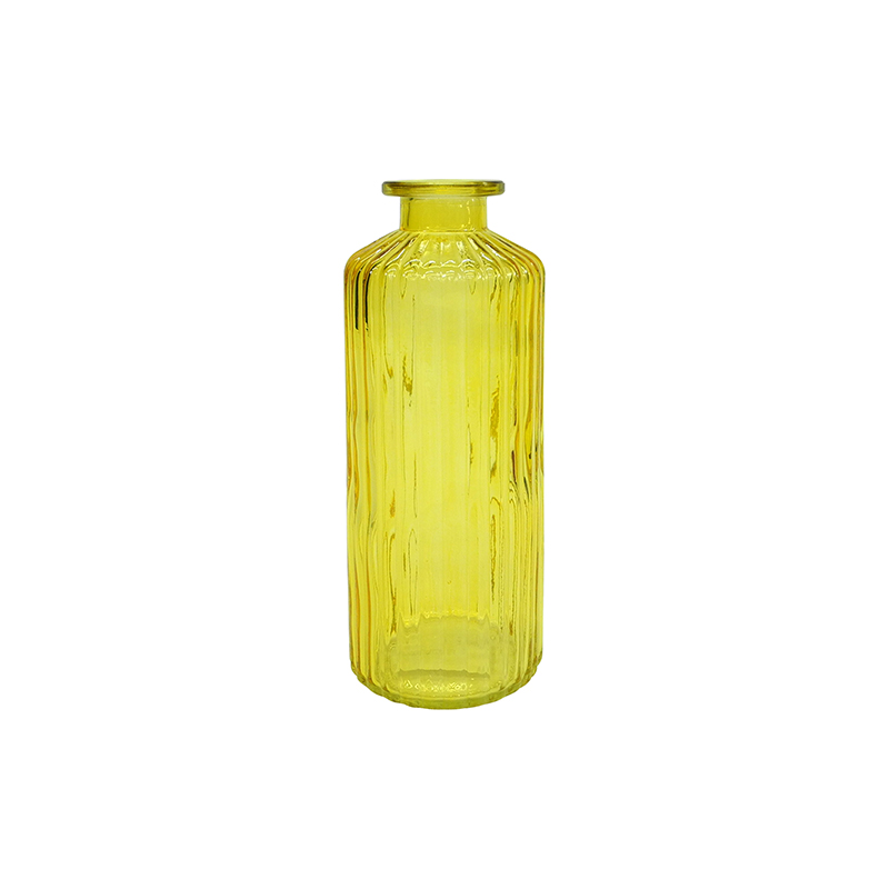 Vertical Striped Glass Vase YD-SS-055