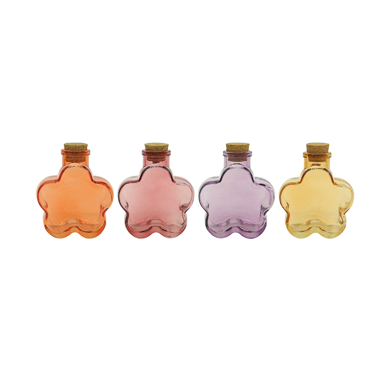 Flower Glass Cork Bottle YD-SS-073