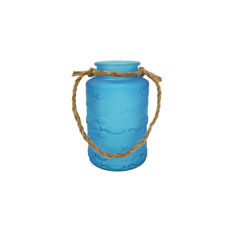 Fish Texture Glass Vase YD-OBS-146