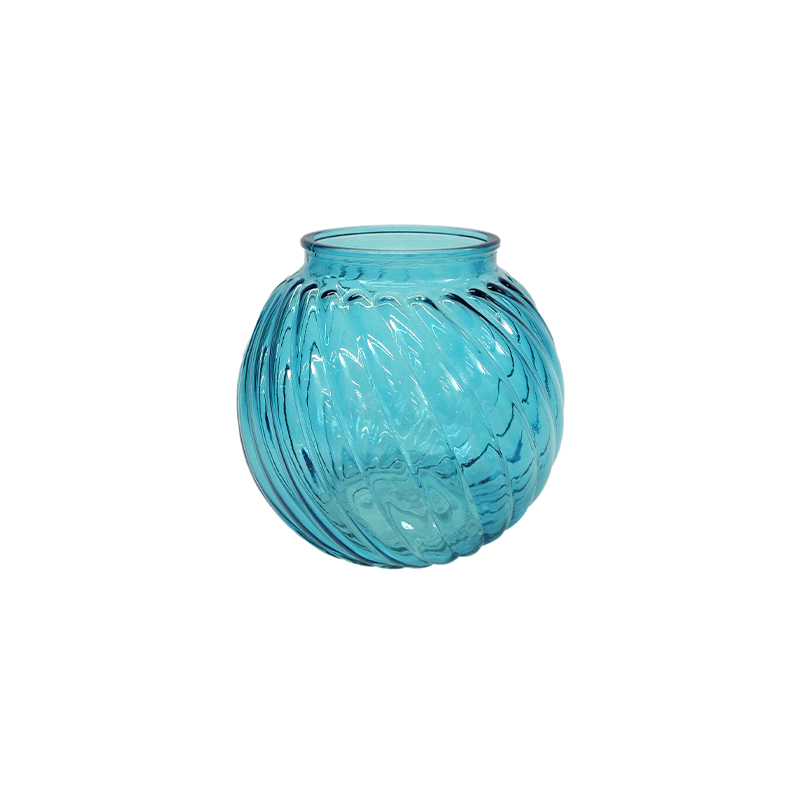 Twill Ball Glass Vase YD-OBS-147