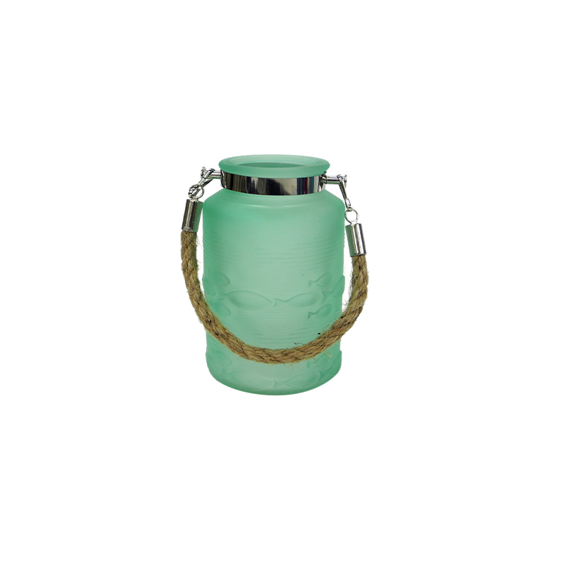 Ocean Series Glass Vase With Handle YD-OBS-145