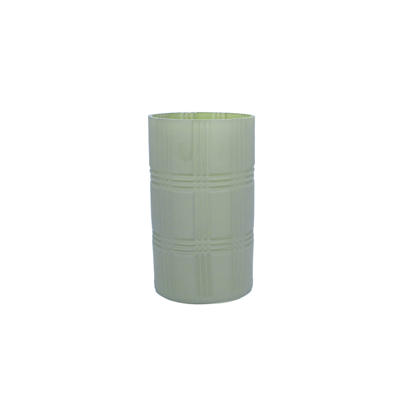 Straight Frosted Glass Vase YD-ND-260