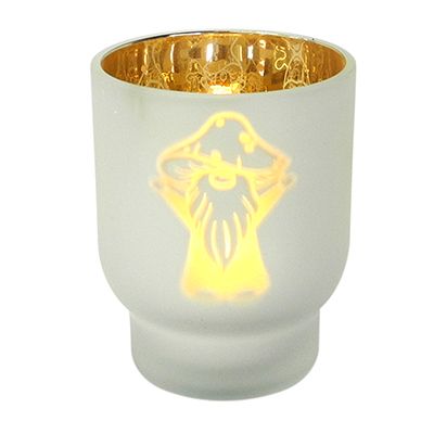 Beige Pattern Candle Holder & Wax Bottle YD-CX-048