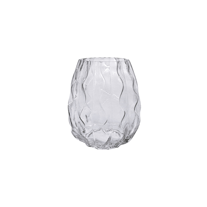 Wave Texture Glass Vase YD-CGV-083