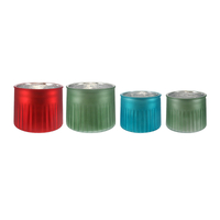 Internal Electroplated Glass Candleholder YD-CX-169