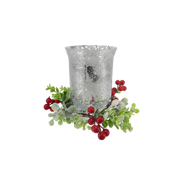 Electroplated Broken Silver Lantern YD-CX-177