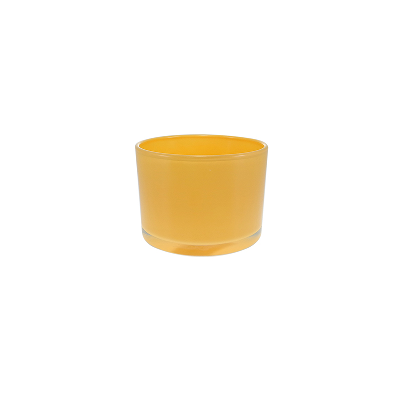Spring Garden Oval Colored Glass Flower Pot YD-FPWP-040