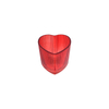 Valentine's Day Heart-shaped Glass Candle Holder YD-VL-075