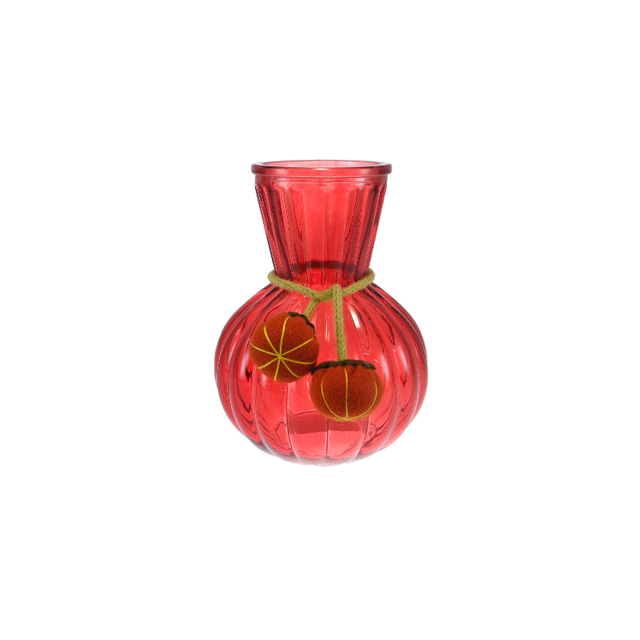 Pumpkin Accessory Colored Glass Vase YD-TDH-133