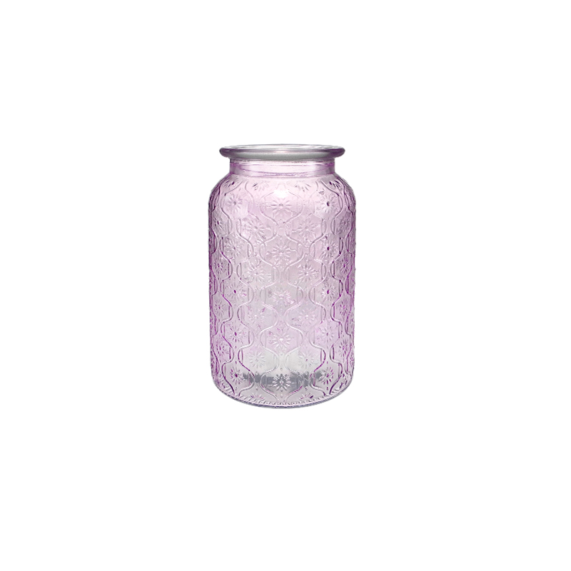 Purple Tinted Glass Vase YD-SS-138