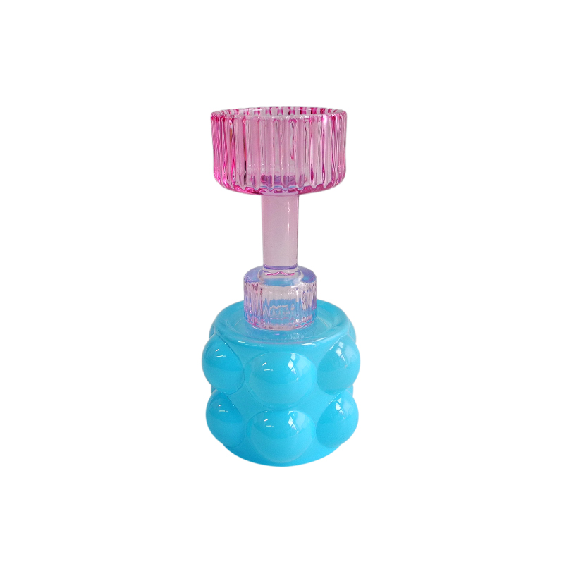 Enamel Paint Spliced ​​Double Candle Holder YD-HDWC-255