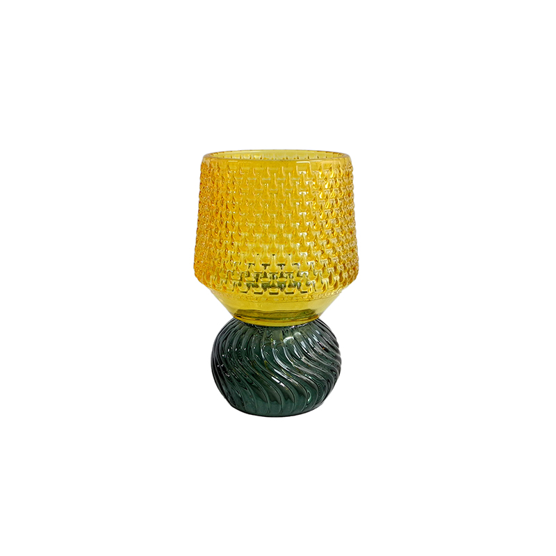 Checkered Tapered Double Candle Holder YD-HDWC-252